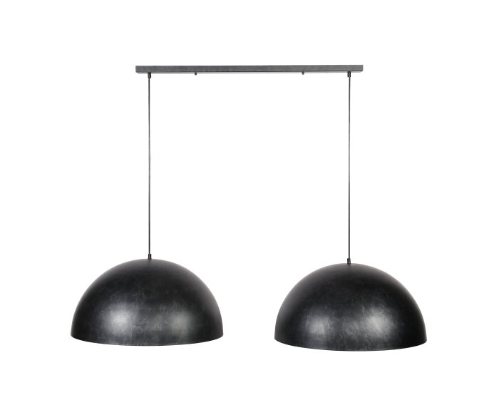 Hanglamp Dome 2 lampen &Oslash;60 cm - Charcoal