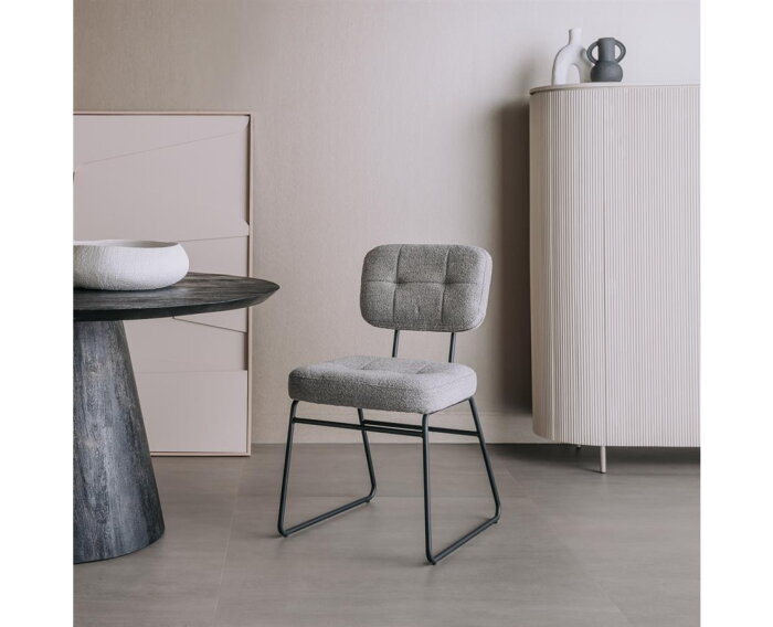 Padola Stoel - fabric Alpine 11 Grey