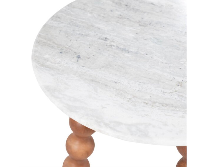 Side table Nelo 50x50cm - bruin | BY-BOO