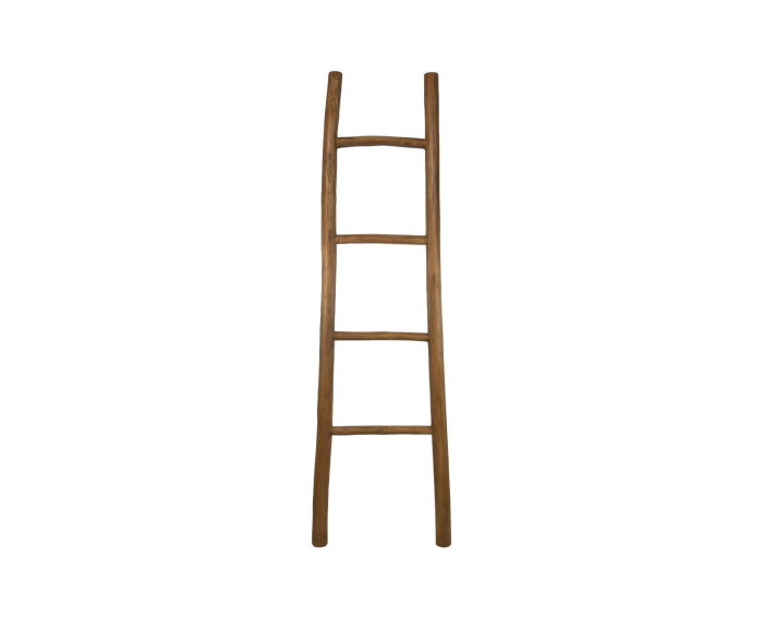 Decoratieve ladder - 35-45x5x150 - Walnoot - Teak