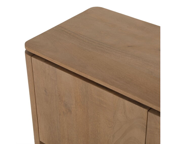 Tv meubel Dallas Naturel Mangohout 165 cm