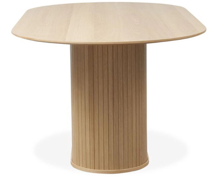 Eettafel Nola ovaal 180x95 cm eiken - Naturel