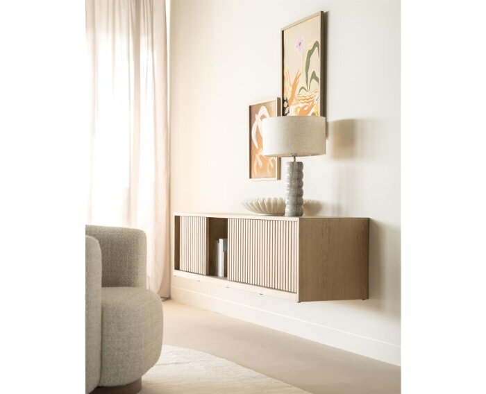 TV meubel Milo 180x42cm - naturel | Eleonora