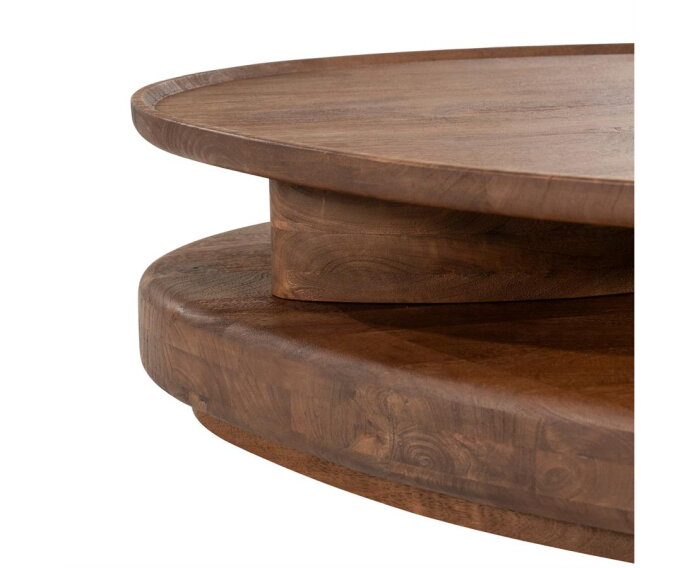 Salontafel Nino 80x80cm - bruin | Eleonora