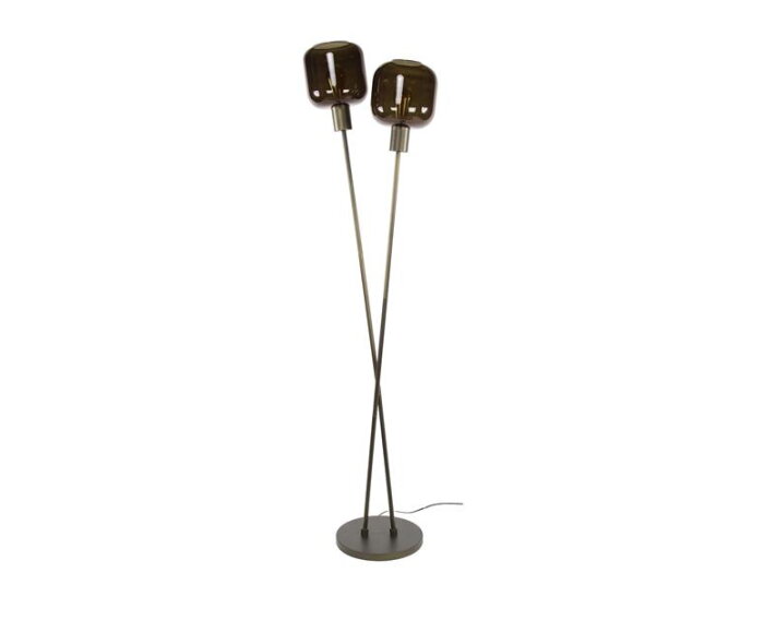 Vloerlamp 2L Bronza - Sienna brown