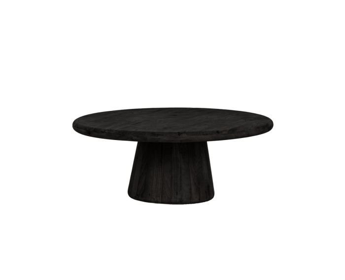 Asti Salontafel rond zwart 90 cm