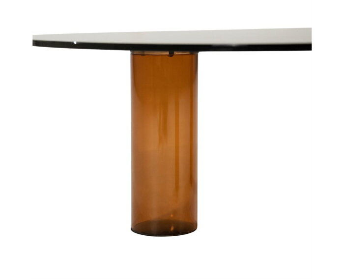 Coffee table Aero 100x100cm - bruin | BY-BOO
