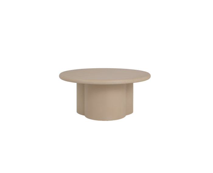 Melzo Salontafel rond beige 90 cm
