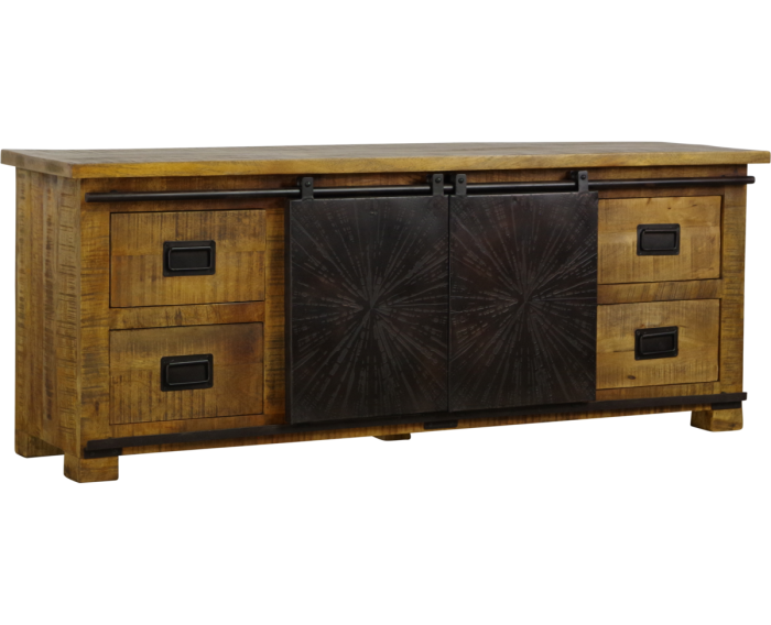 TV meubel Bradley mangohout 160x42x62 cm