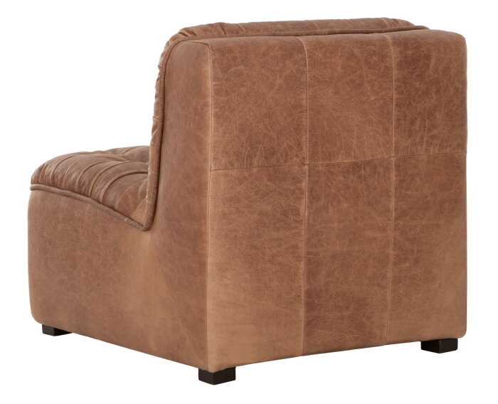 MUST Living fauteuil Liberty - Buffalo leder cognac - 75x67x85 cm