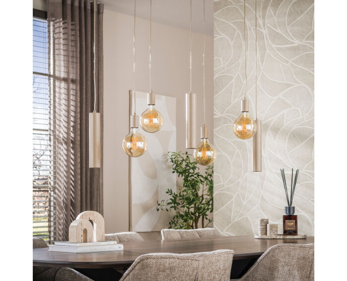 Hanglamp Senso 4+3L - Beige