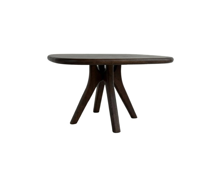 Eetkamertafel stuiver vorm 120, Mango Espresso Brown - Addo Table Collection