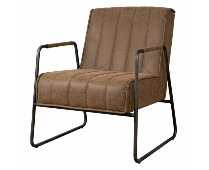 Santo Fauteuil - fabric Miami 005 brown