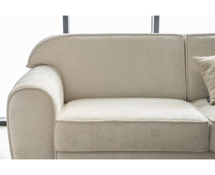 SEVN Arianne modulaire hoekbank &ndash; Leaf 01 Natural - Zelf samen te stellen - 300x232 cm