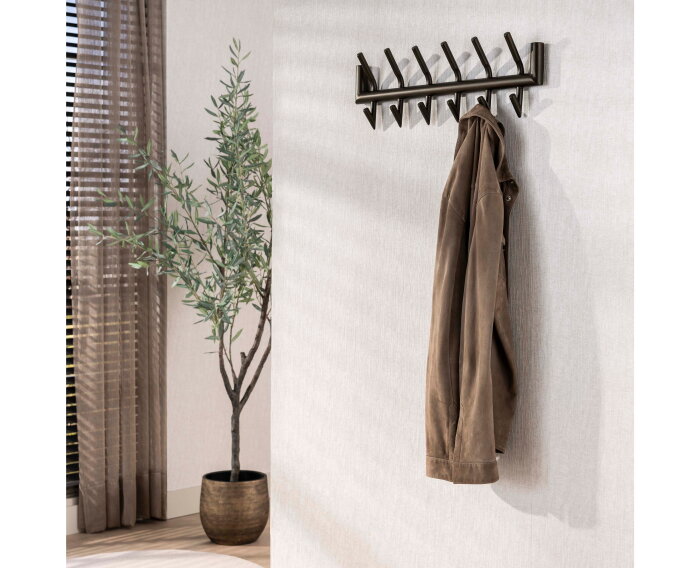 Kapstok Tubo 2x6H - Drift brown