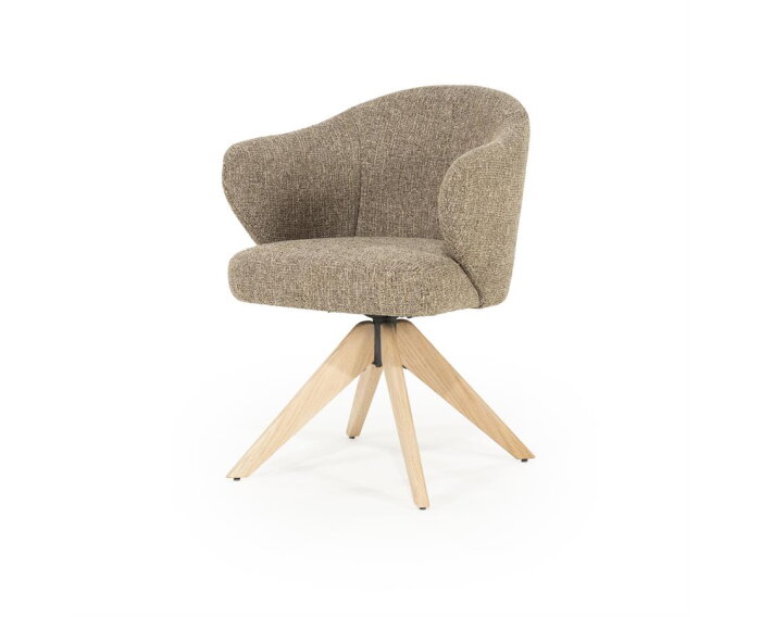 Stoel Connor naturel - bruin | Eleonora