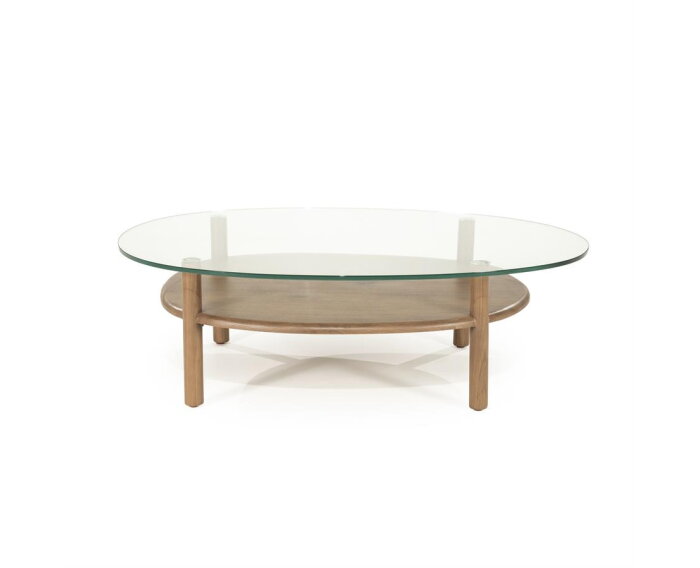 Salontafel Cleo 101.5x73cm - lichtbruin | Eleonora