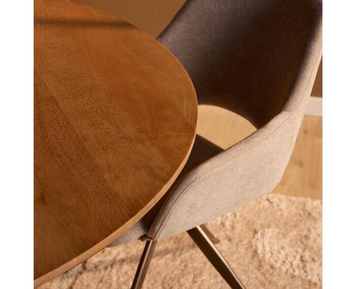 Eettafel Solana | 130 cm | Naturel