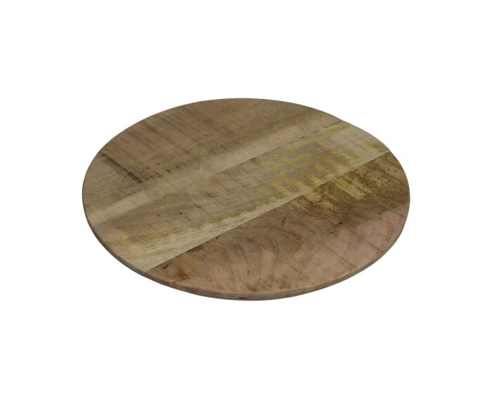 Salontafelblad Bern rond - ø45x2,5 - Naturel - Swiss edge - Mangohout