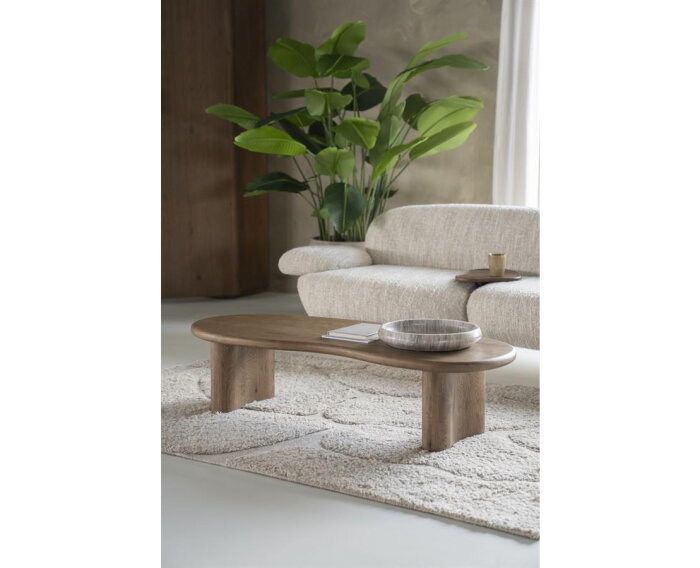 Salontafel Josh 140x60cm - bruin | Eleonora