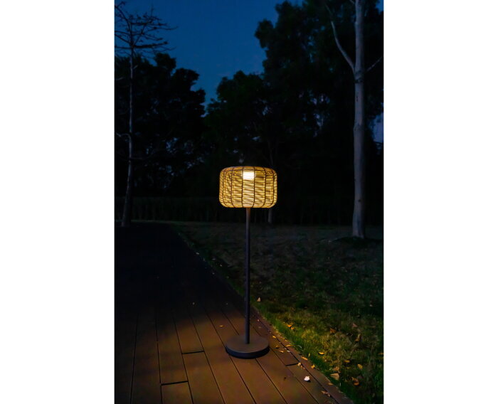 Buitenlamp Valerie Garden Solar Rotan