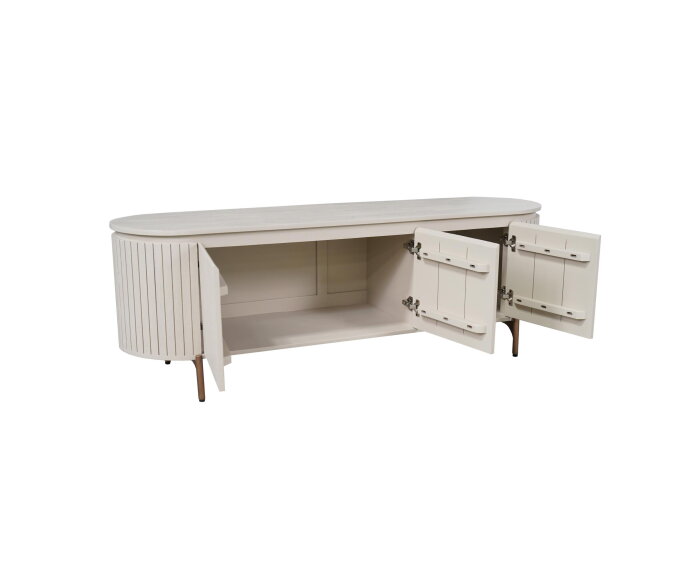 Tv meubel Solana Zand Mangohout 165 cm