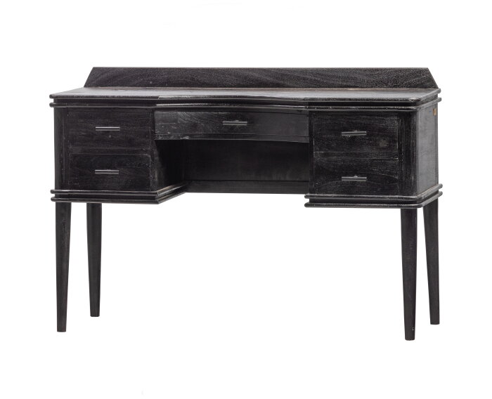 Boudoir Kaptafel Hout Zwart - BePureHome