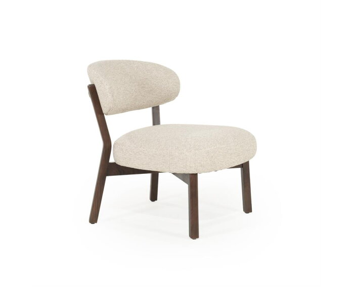 Fauteuil Mikky bruin - taupe | Eleonora
