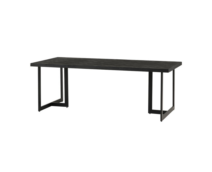 Eettafel Newcastle 220 cm - Zwart | Hotel collection