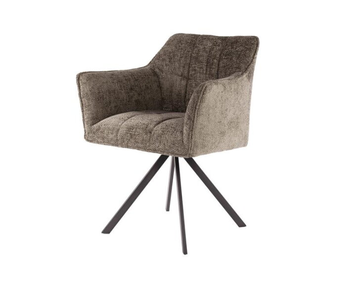 Armstoel raster draaibaar. VPE2 - Rich taupe
