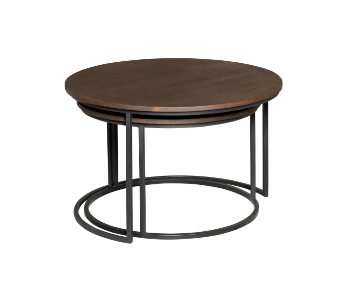 Salontafel Madison Brown | 70 cm | set van 2