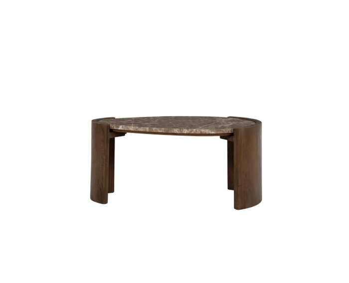 Salontafel Niklas 73x46cm - bruin | Eleonora