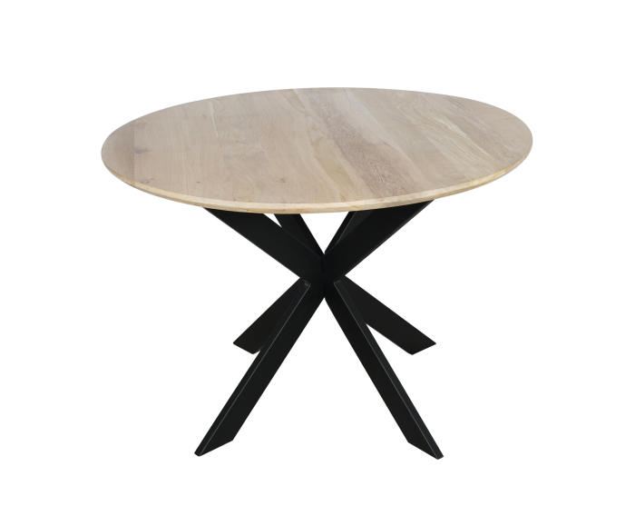 Eiken eettafel Ferris | Rond 110 cm | Naturel