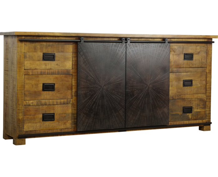 Dressoir Bradley mangohout 200x42x92