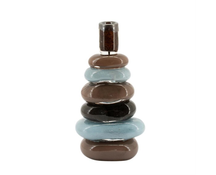 Candle holder Toras 2 large - veelkleurig | BY-BOO