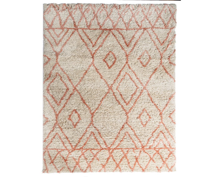 Karpet, 160x230 cm, C712 naturel/roze