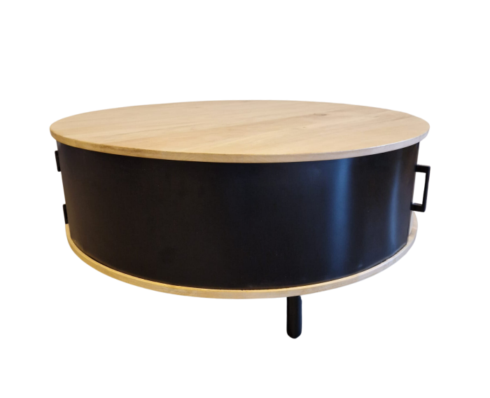 Salontafel Barrel 100 cm - blanc | Meubelplaats