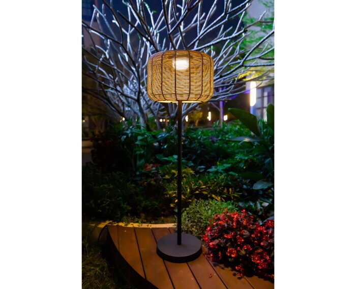 Buitenlamp Valerie Garden Solar Rotan
