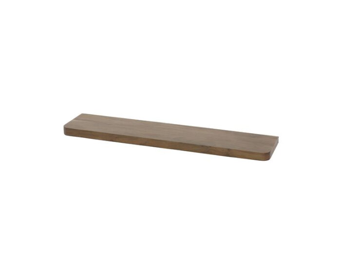 Wandplank 90 Carve - Massief acacia drift brown
