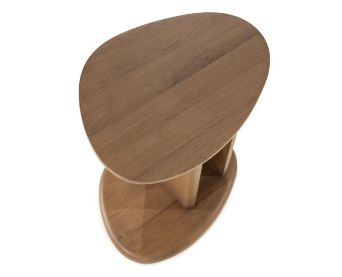 Bijzettafel Lori 46x35cm - lichtbruin | Eleonora