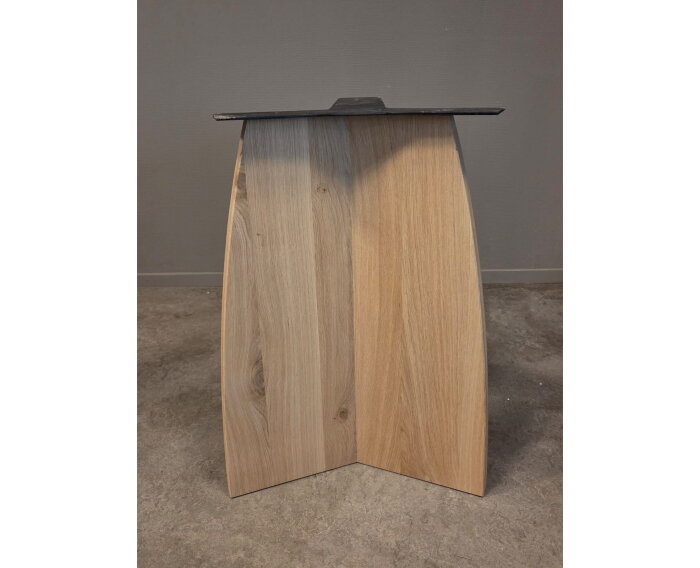 Onderstel Nina eikenhout organisch - set van 2 - 47x50x72 cm