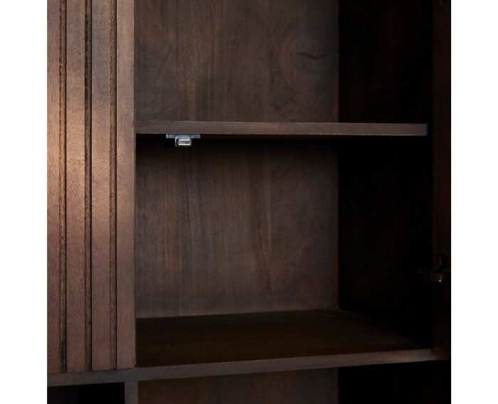 Vakkenkast Madison XL  Bruin Mangohout 135 cm