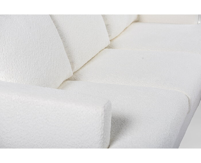 3 seater sofa CL L+R, fabric Abriamo, A920 natural