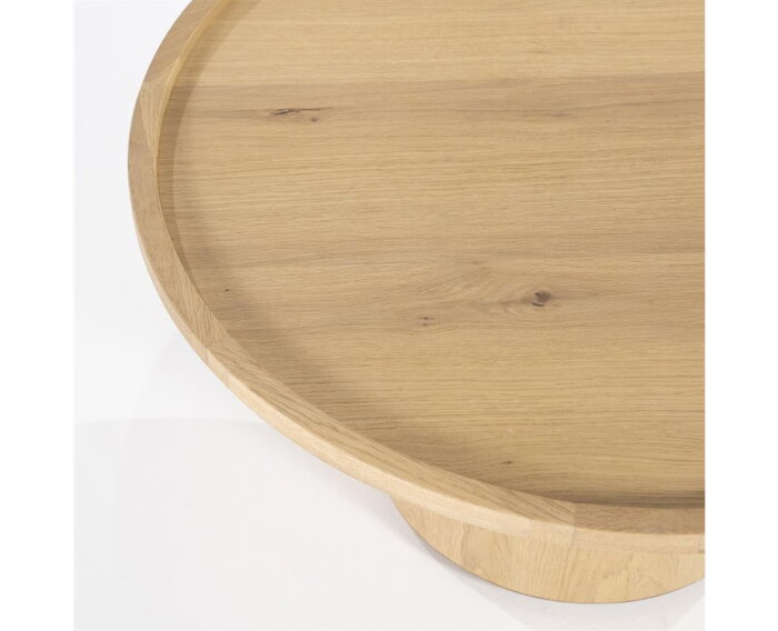 Salontafel Leia 80x80cm - naturel | Eleonora