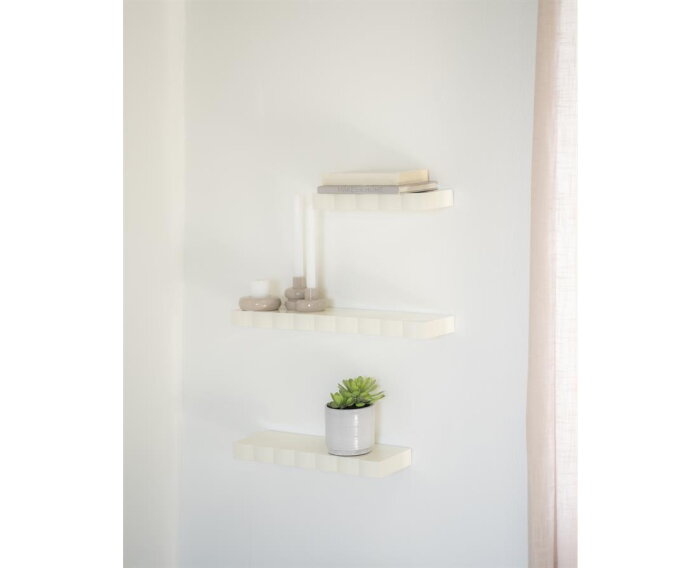 Wall shelf Prinz 66x4cm - beige | BY-BOO
