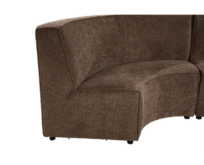 SEVN James eetkamerbank Yarra Bruin - 514 cm - Modulair - zelf samen te stellen