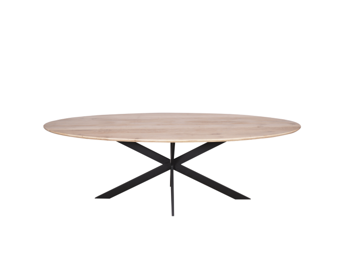 Eiken eettafel Ferris | Ovaal 210 cm | Naturel