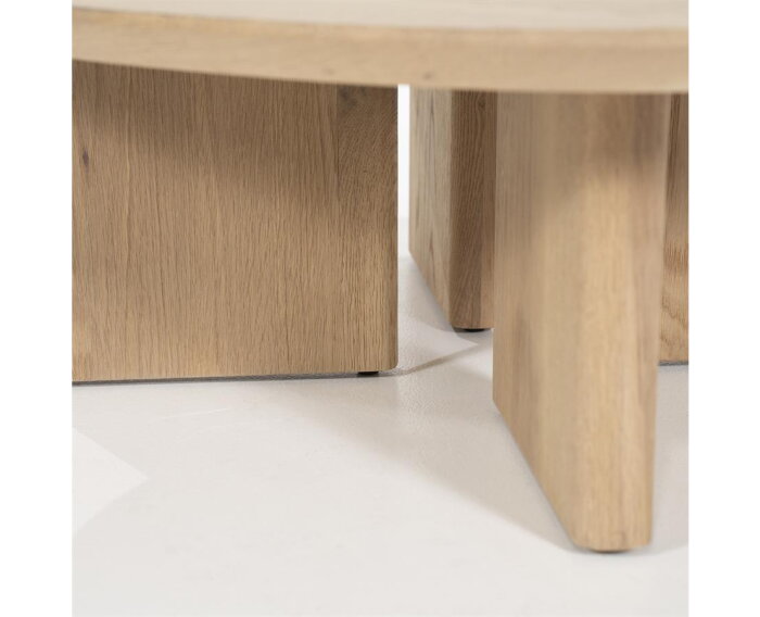 Salontafel Stef small 80x80cm - naturel | Eleonora