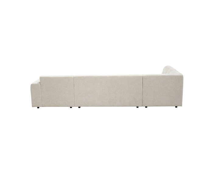 MySofa Ruby U-bank Beige Ottomane L + 2,5 + Lounge R