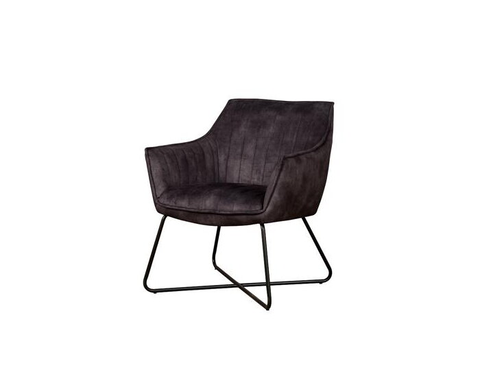 Monte Fauteuil - fabric Adore 29 anthracite